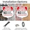 Signmission Private Property Shield Label Set No Sol, 18 inch X 18 inch, Plastic Sign, 2PK SHI-P-2PACK-18-439 - alternate 6