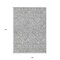 Homeroots 9' X 12' Gray And Ivory Floral Washable Indoor Outdoor Area Rug 594633 - alternate 9