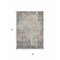 Homeroots 3' X 5' Taupe And Ivory Abstract Washable Indoor Outdoor Area Rug 612370 - alternate 8