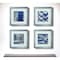Homeroots 21" X 21" Silver Frame Indigo Batik Set Of 4, 4PK 365716 - alternate 6