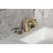 Kingston Brass Widespread Bathroom Faucet with Knurled Handle and Brass Pop-Up, Antique Brass KS2963KNL - alternate 3