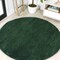 Jonathan Y Haze Solid Low-Pile Emerald 5 ft Round Area Rug SEU100L-5R - alternate 1