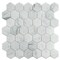Apollo Tile 12x12 Bianco Carrara Marble Honed Floor and Wall Mosaic Tile 4.83 sqft/case, 5PK APLKB88G03HA - alternate 1