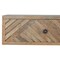 Homeroots 18" Natural Solid Wood Carved Geometric One Drawer Floating Nightstand 653838 - alternate 12