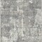 Homeroots 9' X 12' Gray And Ivory Abstract Washable Indoor Outdoor Area Rug 597972 - alternate 9