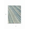 Homeroots 5' X 8' Sky Blue Beige And Tan Striped Washable Indoor Outdoor Area Rug 615008 - alternate 9