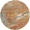 Homeroots 8' Brown Beige And Gray Round Abstract Washable Indoor Outdoor Area Rug 602667 - alternate 8