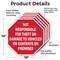Signmission Not Responsible for Theft or Damage, 10 inch X 10 inch, Aluminum Metal Signs, 5PK OC-A-5Pack-10-106 - alternate 6