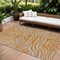 Homeroots 8' X 10' Copper And Gray Animal Print Washable Indoor Outdoor Area Rug 600687 - alternate 1