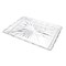 Homeroots 16in Clear Rectangular Crystal Serving Tray 517509 - alternate 6