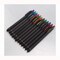 Pentel EnerGel Kuro Gel Pen, Retractable, Medium 0.7 mm, Assorted Ink Colors, Black Barrel, 12PK BL437R1BP12M - alternate 7