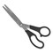 Westcott Value Line Stainless Steel Shears, 8" Long, 3.5" Cut Length, Crane-Style Black Handle, PK3 13402 - alternate 9
