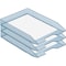 Acrimet Stackable Letter Tray Front Load Letter Size Document Organizer Plastic Clear Blue 1 Unit 211.2 - alternate 6