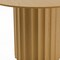 Homeroots 46" Brown Solid Wood Pedestal Base Round Top Dining Table 720994 - alternate 5