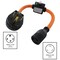 Ac Works 14-30P to L6-20R Adapter, 1.5 ft, 20A Breaker-Protected, Heavy-Duty STW S1430ICBL620 - alternate 5