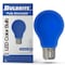 Bulbrite 25-Watt Equivalent Ceramic Blue Color A19 Weatherproof Outdoor E26 Medium BaseLED Light Bulb, 10PK 862316 - alternate 3
