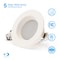 Infibrite 4 In. Retrofit 5000K Daylight LED Recessed Light Kit 9W 750LM, Dimmable, Wet Rated IB-005-5-9W-WH - alternate 9