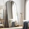 Homeroots 67" Black Arch Wood Framed Standing Mirror 565043 - alternate 7