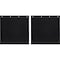 Buyers Products Mudflaps, 24 in X 24 in, Polymer, Black, 1 PR B24PSRPBPKGD - alternate 1