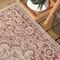 Jonathan Y Rozetta Boho Medallion Textured Weave Red/Taupe 2 ft. x 10 ft. Indoor/Outdoor Runner Rug SMB102A-210 - alternate 7