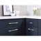 Amerock Urbanite 6-5/16 in 160 mm Center-to-Center Brushed Gold/Black Chrome Cabinet Pull BP778160BGLBCR - alternate 3