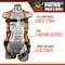 Malta Dynamics Warthog Full Body Harness, 2XL, 130-310 lb, Pass-Through Chest/ Tongue Leg Straps, Back D-Ring B2003 - alternate 7