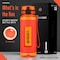 Squatz 40 Oz Poseidon Series Water Bottle for Protein and Fruit Shakes, Orange SQFIB-1O - alternate 5