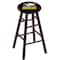 Holland Bar Stool Co Maple Bar Stool, Dark Cherry Finish, Michigan Tech Seat RC30MSDC - alternate 1