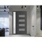 Vdomdoors Front Exterior Prehung Metal-Plastic Door, Manux 8113 Antracite Grey, Side Sidelite Transom, Office MANUX8113EXD-ANT-W32+12xH80-LH - alternate 3