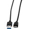 Blue Jet 3 Ft. Black Type-C USB to Type-A USB Charging & Sync Cable BJ-1010 - alternate 3