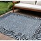 Homeroots 8' X 10' Blue Animal Print Washable Indoor Outdoor Area Rug 607641 - alternate 1