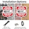 Signmission Private Property Shield Sign No Hunting, 6 Inch X 6 Inch, Plastic Sign SHI-P-6-450 - alternate 5