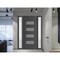 Vdomdoors Front Exterior Prehung Metal-Plastic Door, Manux 8113 Antracite Grey, 2 Side Sidelite Transoms, Off MANUX8113EXD-ANT-W12+36+12xH80-LH - alternate 3