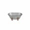 Homeroots 5" Gray Metal Hand Painted Decorative Tub Tabletop Sculpture 399644 - alternate 7