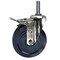 Service Caster 5 Inch Hard Rubber Wheel Swivel 10mm Threaded Stem Caster Total Lock Brake SCC-TSTTL20S514-HRS-M1015 - alternate 1