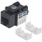 Intellinet Network Solutions CAT6 KEYSTONE JACK  UTP, BLACK, PUNCH-DOWN 210720 - alternate 1