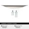 Amerock Current 5-1/16 inch (128mm) Center-to-Center Satin Nickel Cabinet Pull, 25PK 25VMP37212G10 - alternate 4