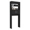 Homeroots 25" Black Wood Freestanding Double Door Bathroom Vanity 543620 - alternate 6