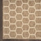 Homeroots 12' Natural And Beige Geometric Indoor Outdoor Runner Rug 564121 - alternate 6