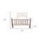 Homeroots Natural Clear Finish Low Post Cedar Log Queen Bed 370305 - alternate 5