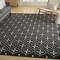 Homeroots 6' X 9' Black And Ivory Geometric Indoor Outdoor Area Rug 572904 - alternate 7