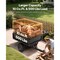 Vevor Steel Dump Cart 10 Cu. Ft 500LB for ATV/UTV Trailer Tow Behind Heavy Duty BTC002D - alternate 6