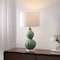 Jonathan Y Faye 28" Glass LED Table Lamp, Seafoam Green JYL5015A - alternate 10