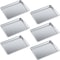 Amgood 13 in. x 18 in. 19 Gauge Half Size Aluminum Bun Pan, 6PK SBP-19G-1813-6PK-Z - alternate 1