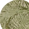 Homeroots 5' Ivory And Green Round Palm Leaf Indoor Outdoor Area Rug 548144 - alternate 9