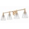 Z-Lite Auden Modern Gold 4 Light Vanity 7704-4V-MGLD - alternate 7