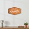 Homeroots 13" X 20" Orange And White Metal Farm Fresh Pumpkins Wall Decor 634271 - alternate 3