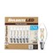 Bulbrite LED Filament PK of 6, 4.1 W Dimmable B11 Light Bulb with Clear FinishE12 Base, 3000K 776230 - alternate 15
