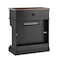 Edendirect 25 in. Freestanding with 3-Sided glass Electric Fireplace in Brown ZR-W1769134114 - alternate 6