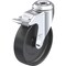 Blickle Kingpin Swivel Caster, Blk Nylon, 5", Brake LKRA-POA 125G-FI - alternate 1